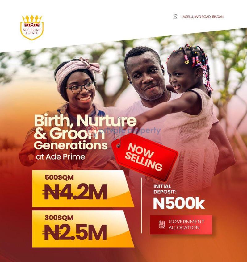 Residential Land For Sale Lagelu Oyo - 0