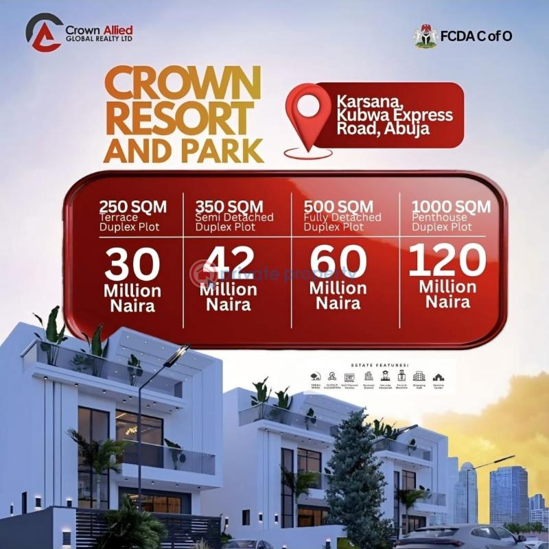 4 bedroom Residential Land For Sale Karsana Abuja Phase 3  - 2