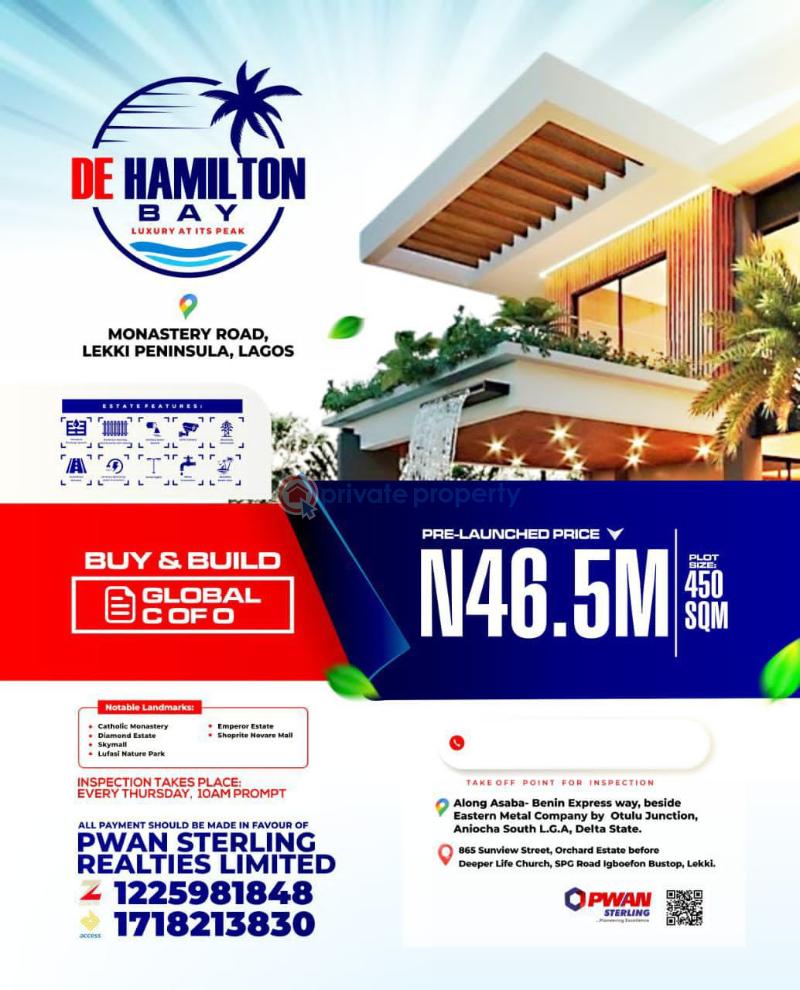 Mixed use Land For Sale Diamond Estate, Catholic Monastery Ibeju-Lekki Lagos