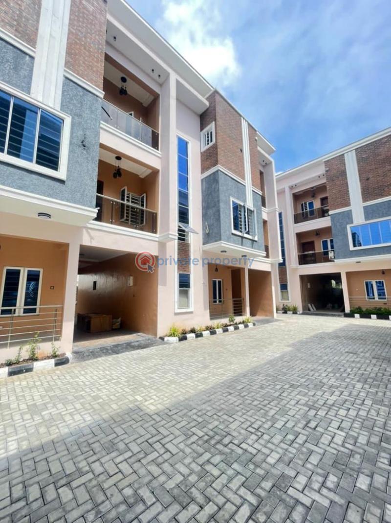 Decently built 4 bdrm duplex with excellent facilities - 1 4 bedroom Terraced Duplex For Sale Ikate Elegushi Lekki Lagos - 1
