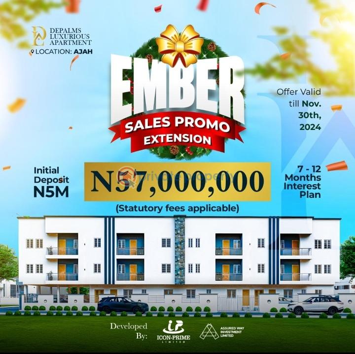 2 bedroom Flat & Apartment For Sale Infinity Estate, Along Addo Road, Ajah. Addo Ajah Lagos - 0