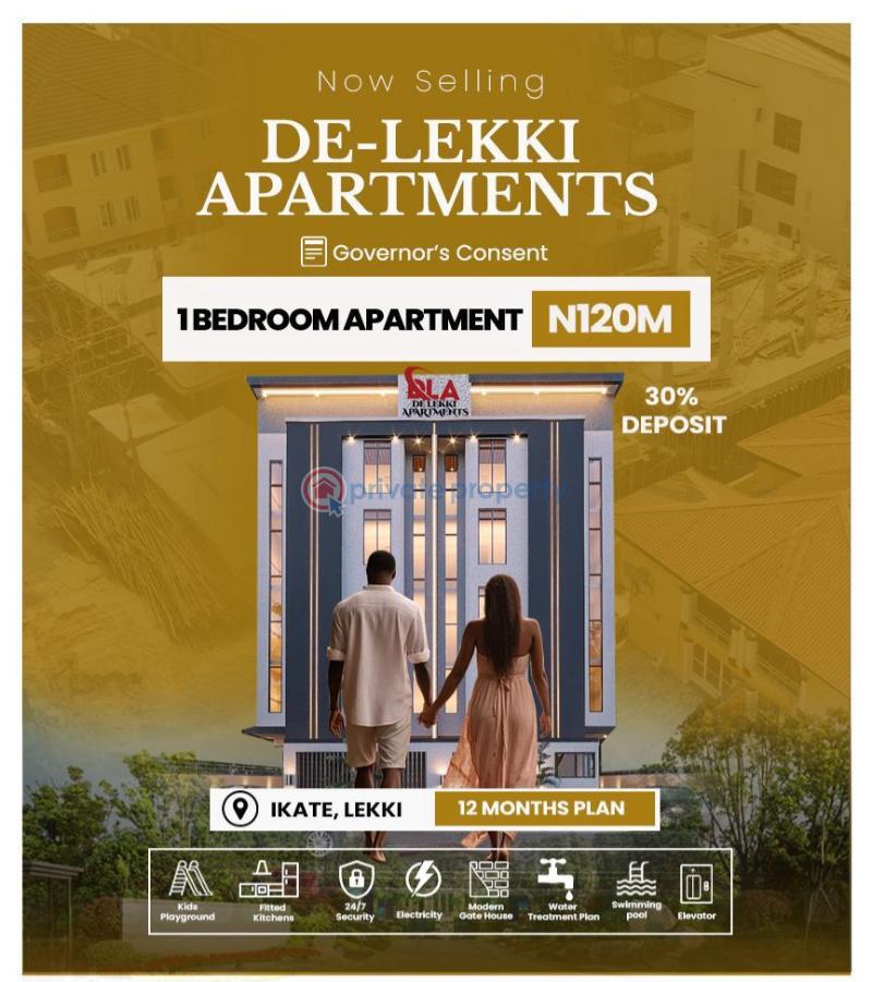1 bedroom Block Of Flats For Sale De Lekki Apartments Ikate Elegushi Lekki Lagos