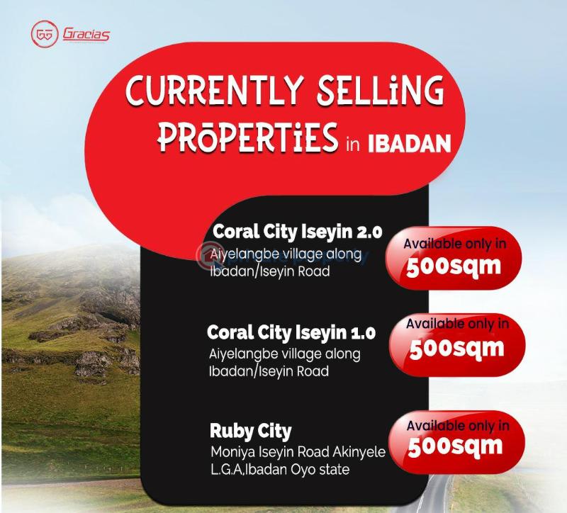 Land For Sale Coral City Estate Iseyin Ibadan Oyo - 1