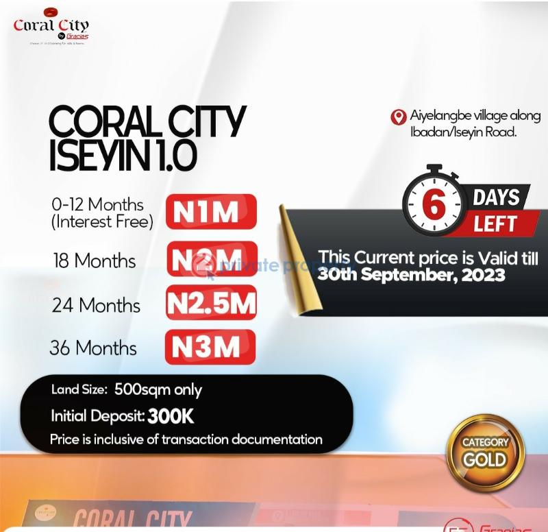 Land For Sale Coral City Estate Iseyin Ibadan Oyo - 4