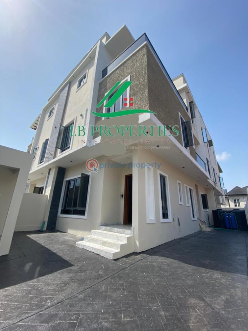Direct brief!!! newly built luxury spacious 4 bedroom  semi-detached duplex available for  sale - 1 4 bedroom Duplex For Sale Idado Lekki Lagos - 1
