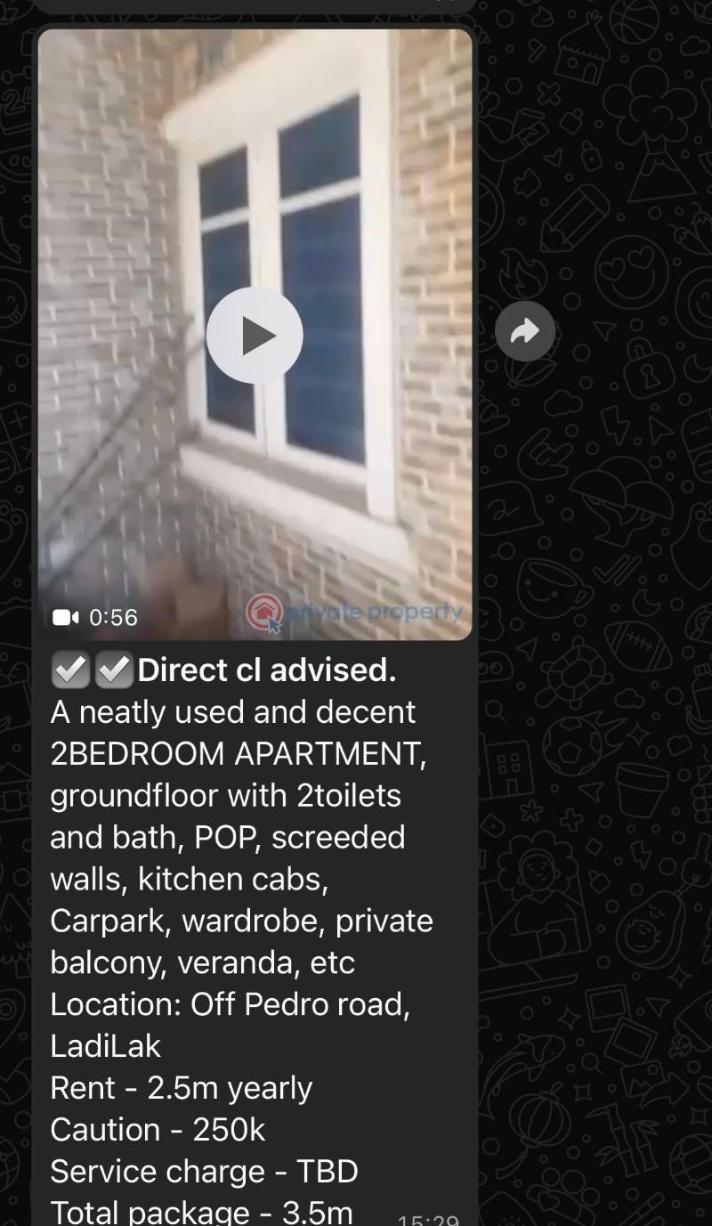 2 bedroom Block Of Flats For Rent Ikeja  Lagos - 1