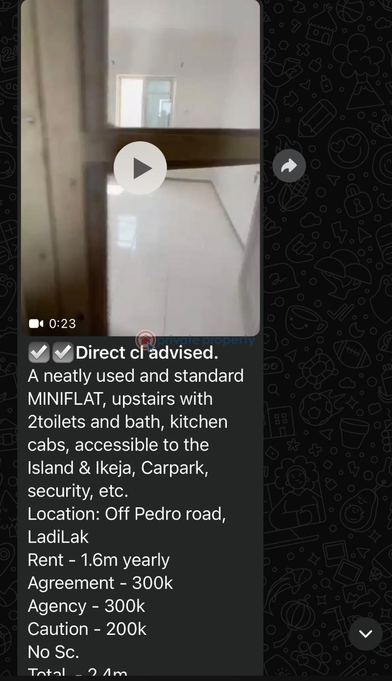 1 bedroom Mini Flat For Rent Shomolu Lagos - 0