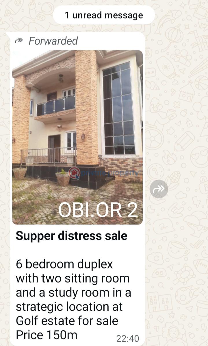 House For Sale Golf Estate Enugu Area 