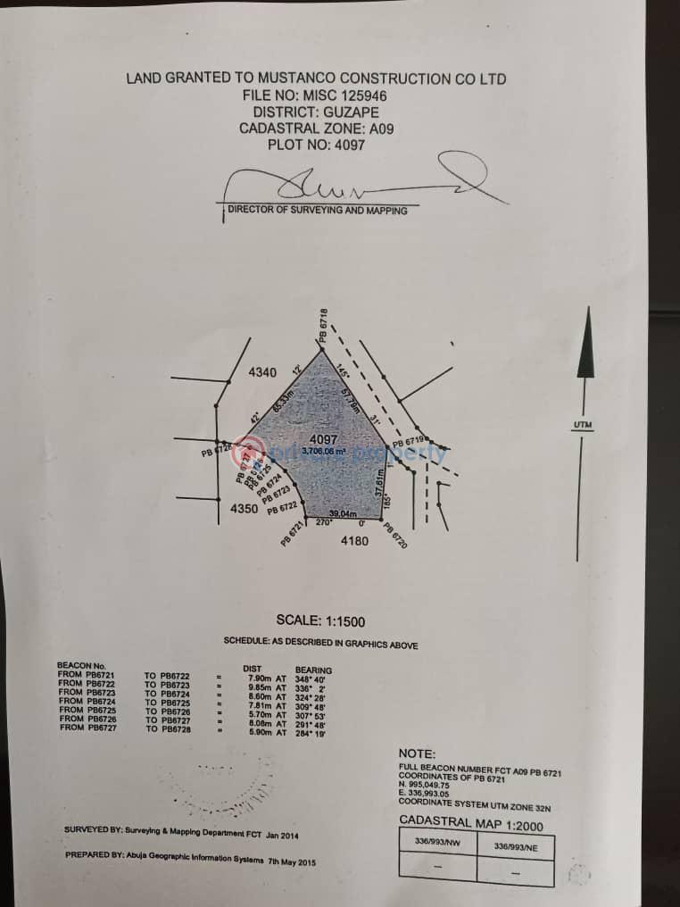 Residential Land For Sale Guzape Main Guzape Abuja Phase 1 