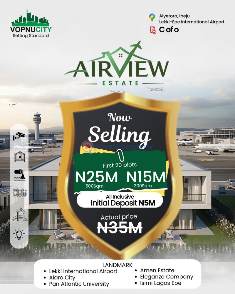 Residential Land For Sale Ayetoro Ibejulekki Behind The International Airport Ibeju-Lekki Lagos