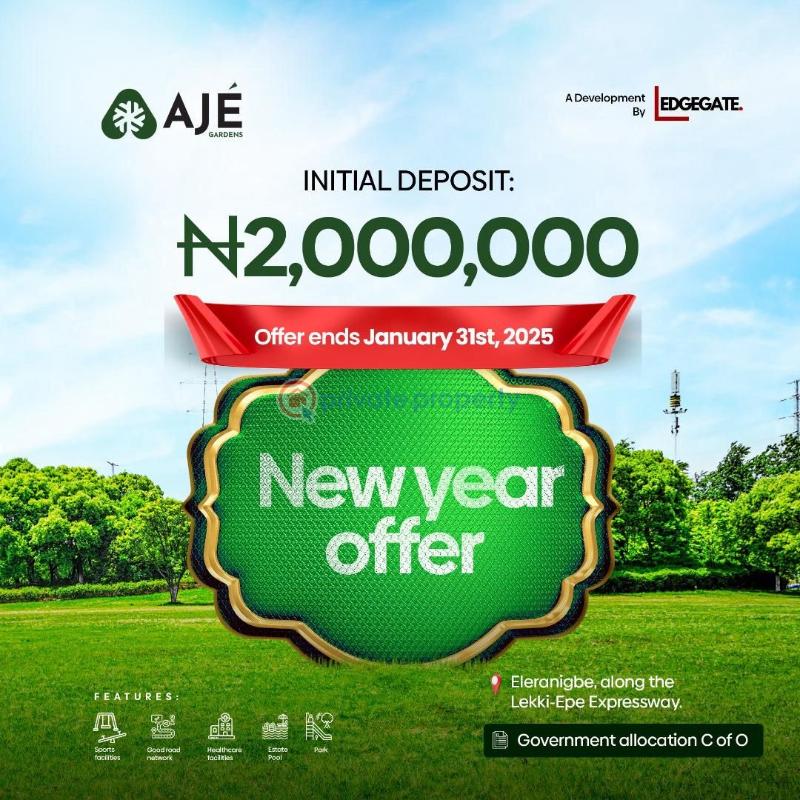 Residential Land For Sale Elerangbe, Ibeju Lekki, Lagos Title: Government Allocation (certificate Of Occupancy) Ibeju-Lekki Lagos - 0