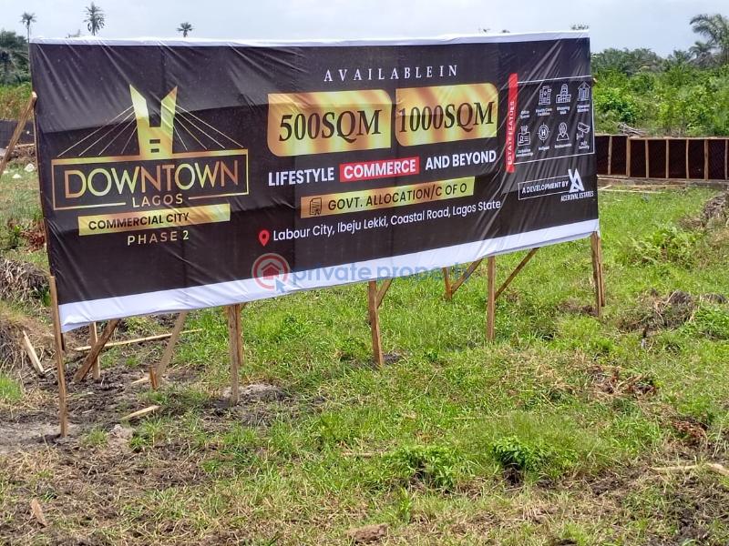 Commercial Land For Sale Labour City Ibeju Lekki Coastal Road Ibeju-Lekki Lagos - 1