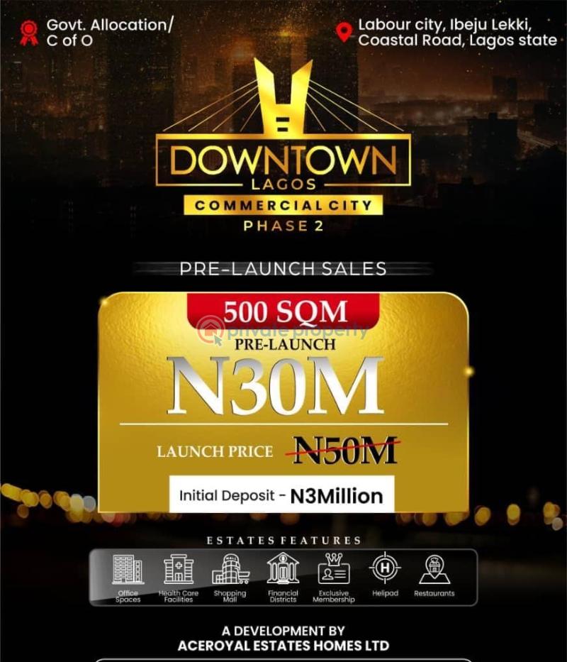 Mixed use Land For Sale Ibeju Lekki Ibeju-Lekki Lagos