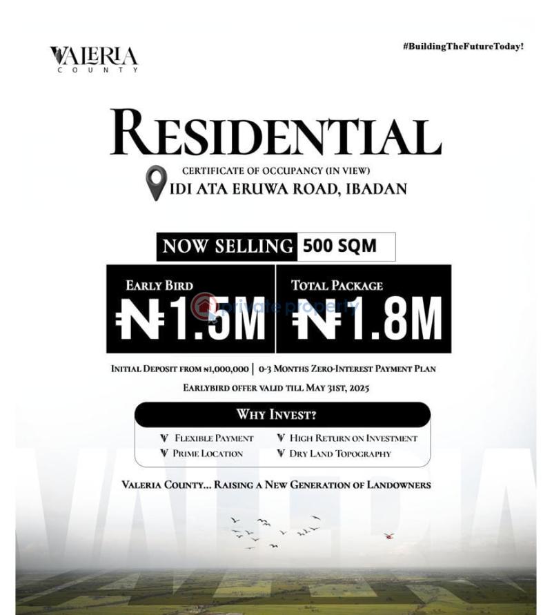 Residential Land For Sale Ibadan Oyo - 1