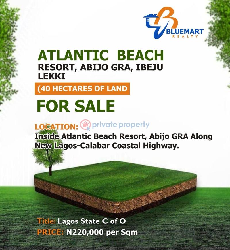 Mixed use Land For Sale Abijo Gra, Along Lagos Calabar Costal Road Lagos Island 
