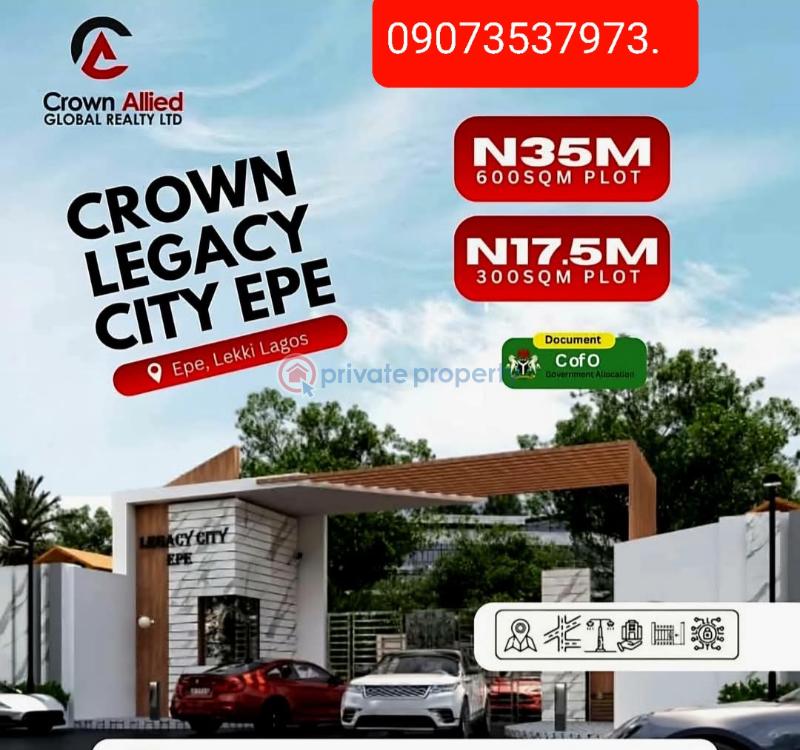Land For Sale Crown Legacy City Epe Lagos - 5