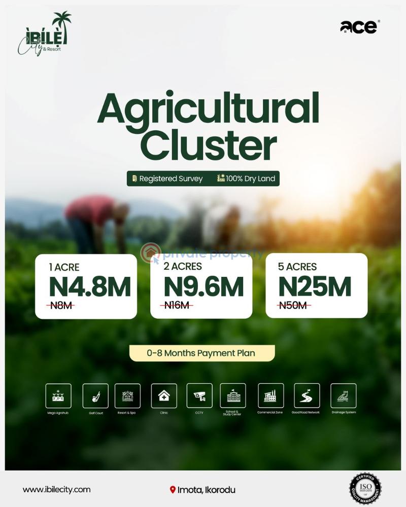 Commercial Land For Sale Ibile City & Resort Imota Ikorodu Ogun Ogun area  - 1