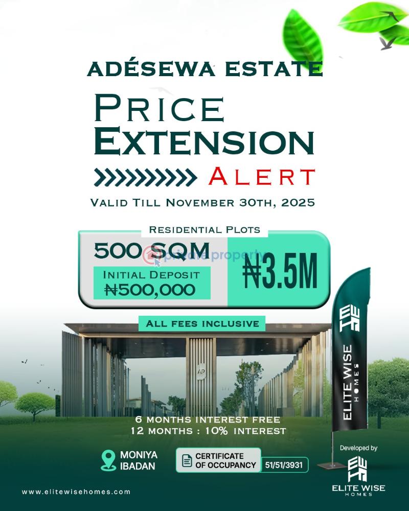 Dry land for sale along moniya iseyin road ibadan adesuwa estate - 2 Commercial Land For Sale Adesuwa Estate Along Moniya Iseyin Road Ibadan Moniya Ibadan Oyo - 2