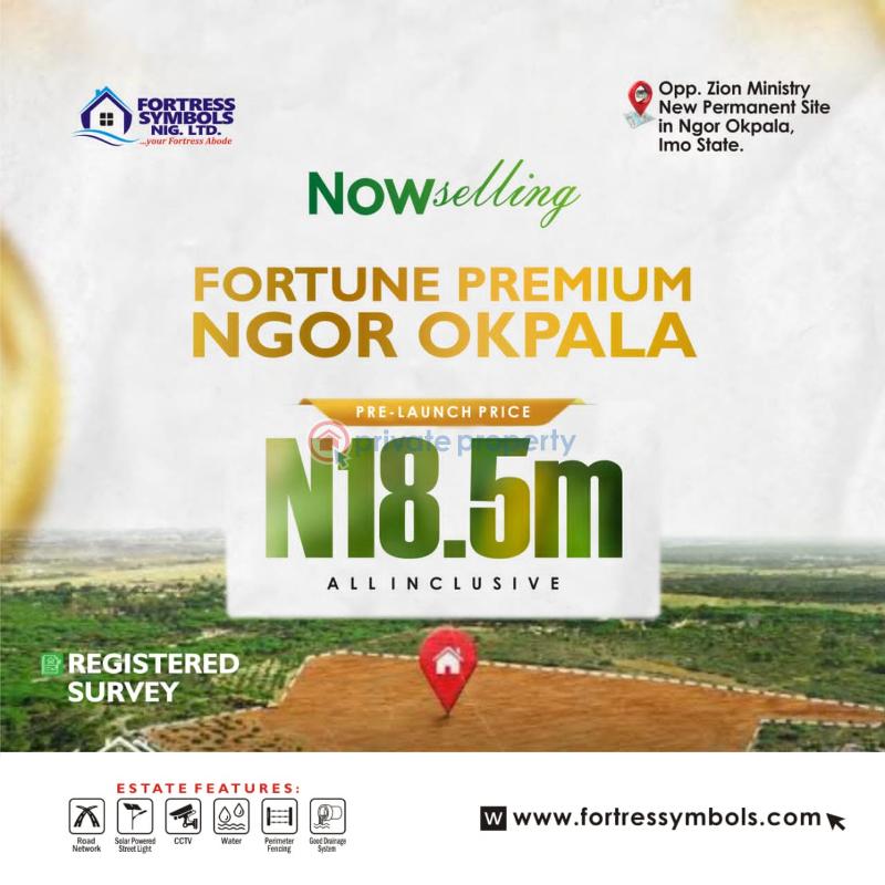 Land For Sale Directly Opposite Zion Ministry Ngor-Okpala Imo