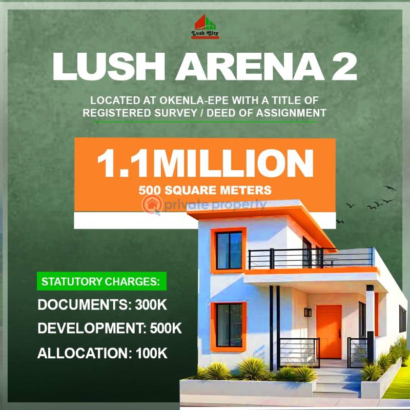 Residential Land For Sale Lush Arena Estate Phase 2 Okenla Tomoba Epe Epe Lagos