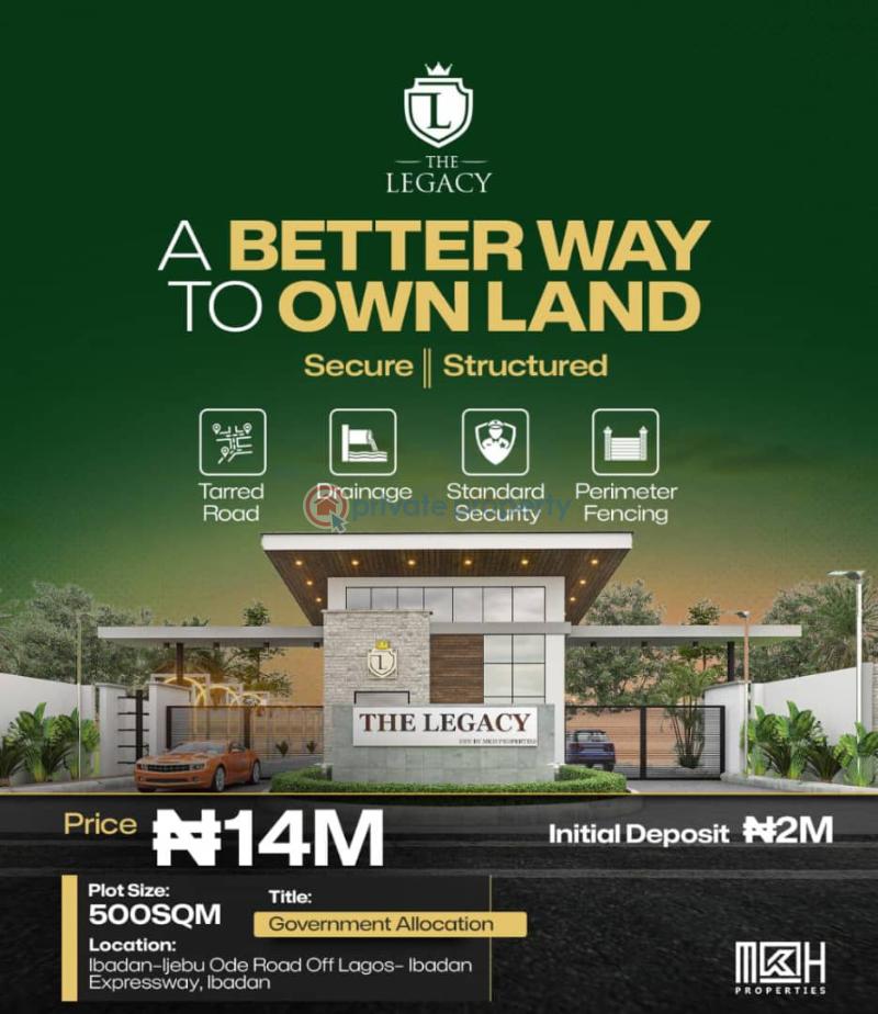 Residential Land For Sale Ibadan Ijebu Ode Road Off Ibadan Expressway Ibadan Ibadan Oyo