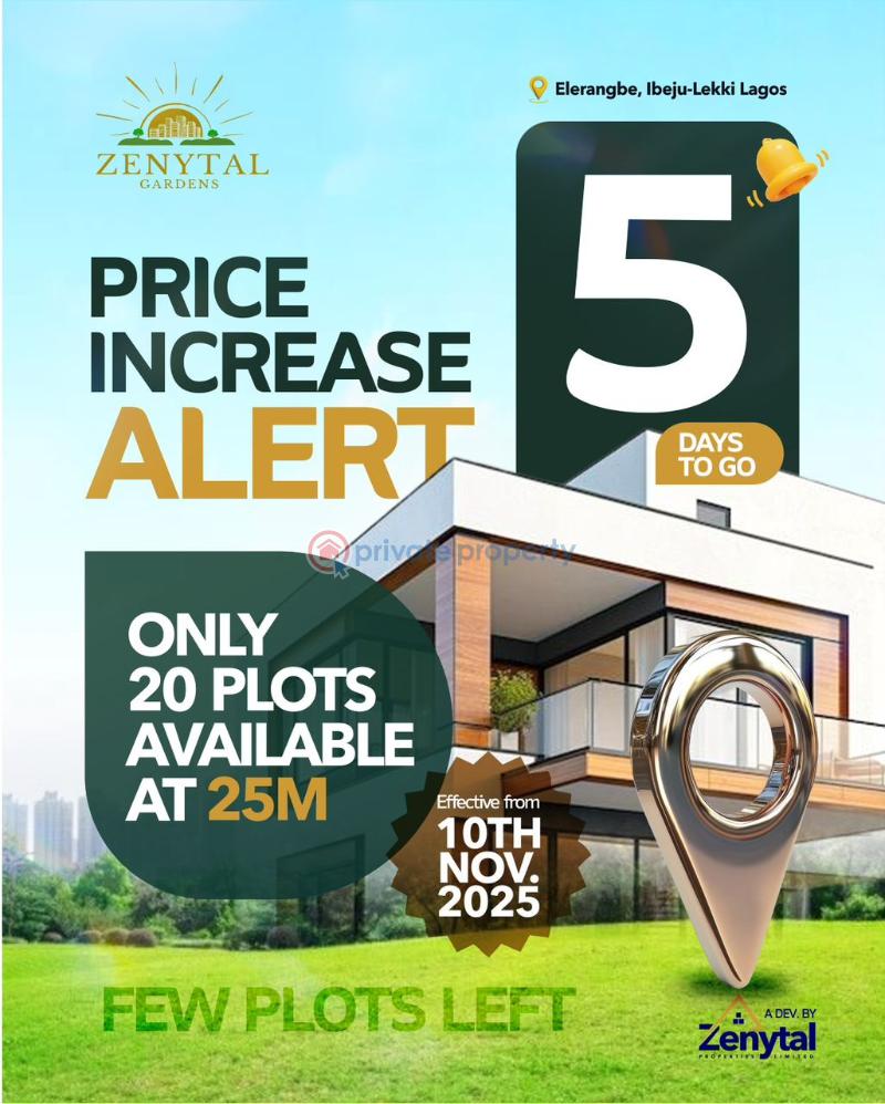 Residential Land For Sale Zenytal Gardens Estate Beside Lekki Avana Phase Ii Eleran Igbe Ibeju-Lekki Lagos - 0