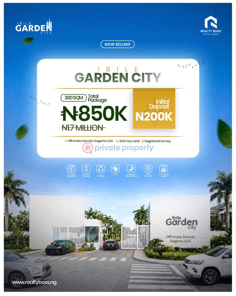 Residential Land For Sale Ibile Garden City Off Imota Ikorodu Lagos - 0