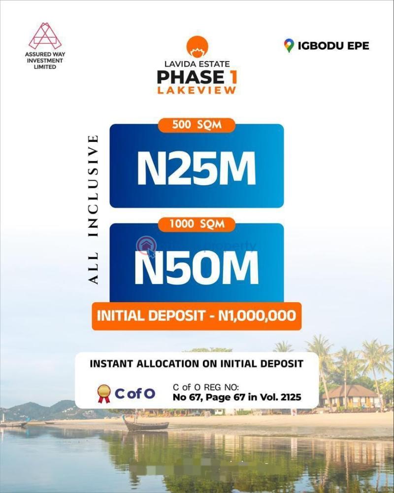 Residential Land For Sale Lavida Estate Phase1 Epe Lagos - 0
