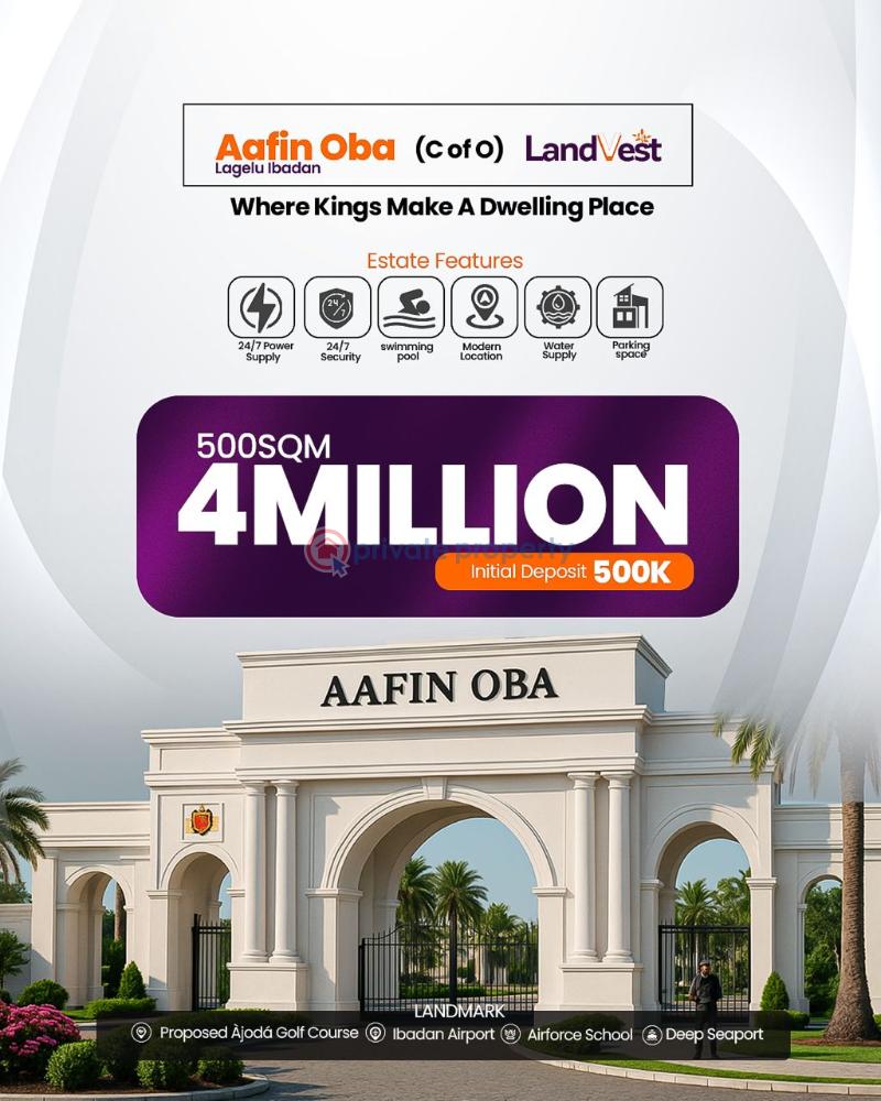 Residential Land For Sale Aafin Oba Lagelu Oyo - 0