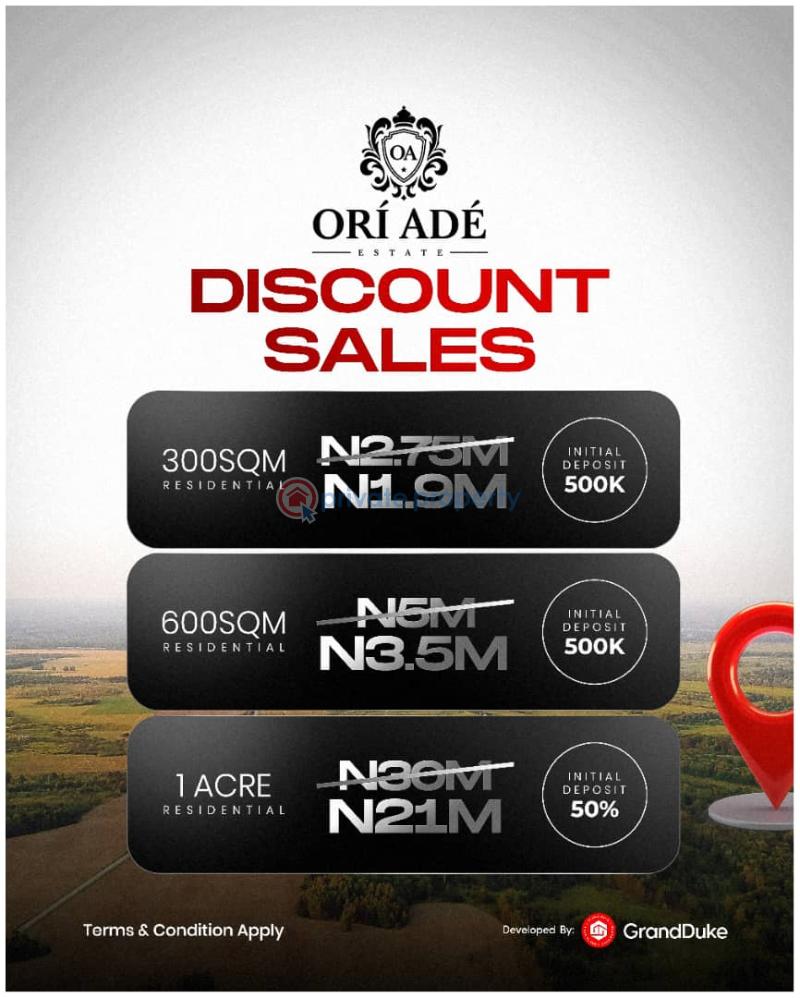 Residential Land For Sale Ori Ade Estate Imodi Ijasi Along Itoikin Ijebu Ode Expressway Ogun State Ogun Ogun area 