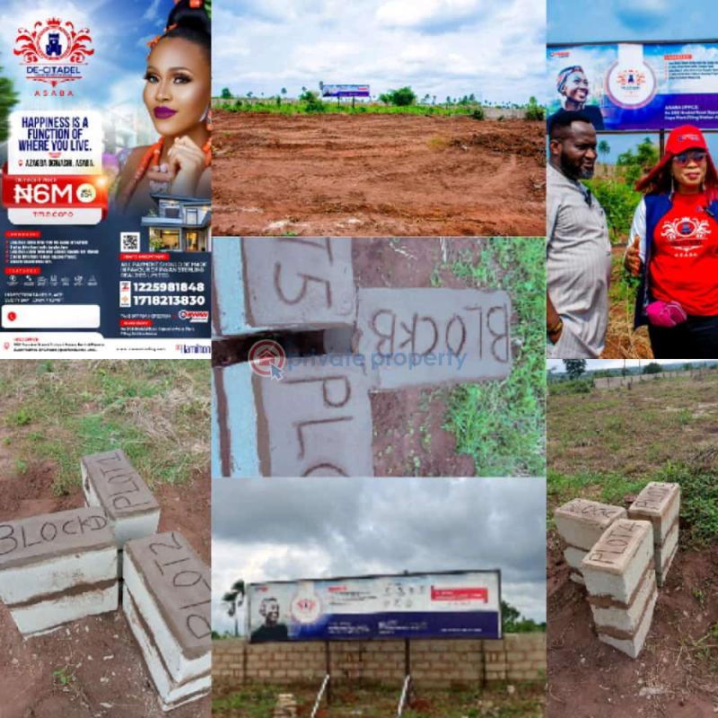 For sale Land De Citadel Estate Azagba Ogwashi Asaba Delta (PID
