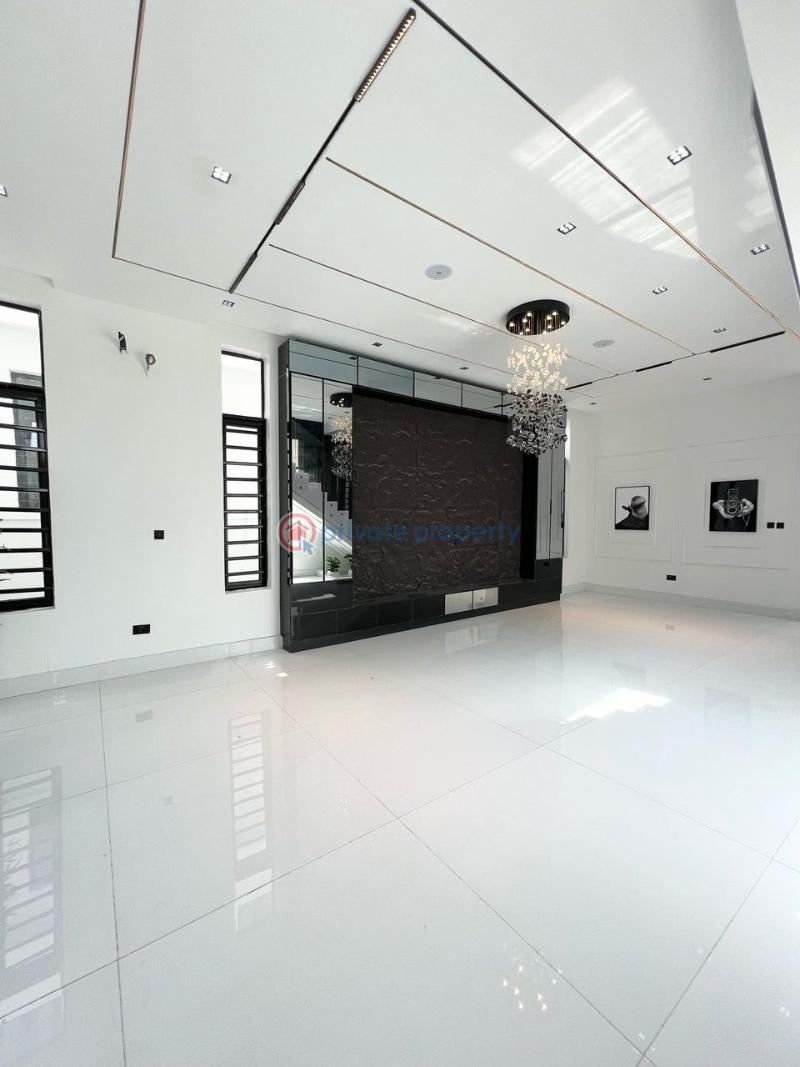 Duplex with swimming pool & gym*   5bedrooms fully-detached duplex with bq for sale!! - 6 5 bedroom Detached Duplex For Sale Chevron Lekki Lekki Lagos - 6