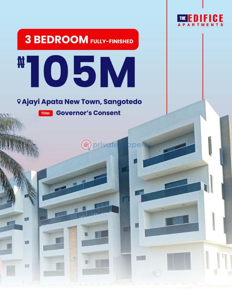 3 bedroom Block Of Flats For Sale Monastery Road Sangotedo Lagos