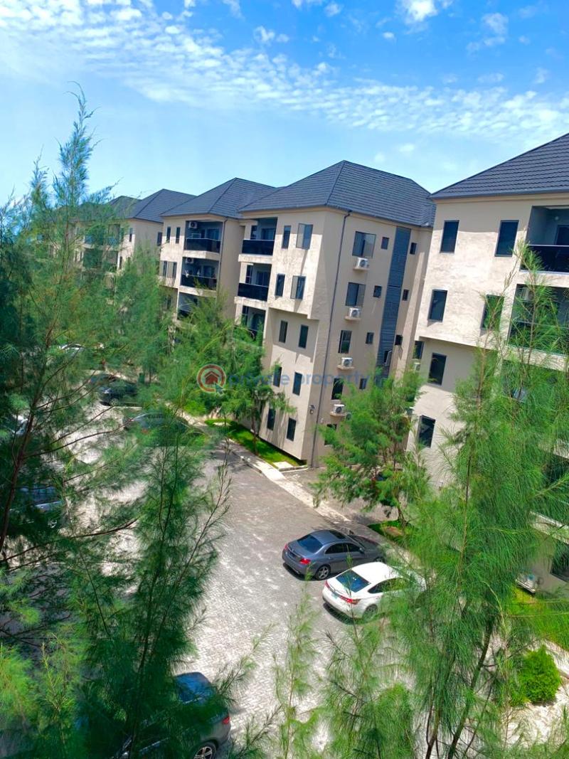 Elegant 3 bedroom serviced apartment  with elevator, swimming pool, gym & 24 hours power - 1 3 bedroom Block Of Flats For Sale In The Exclusive Megamond Estate Ikota Lekki Lagos - 1