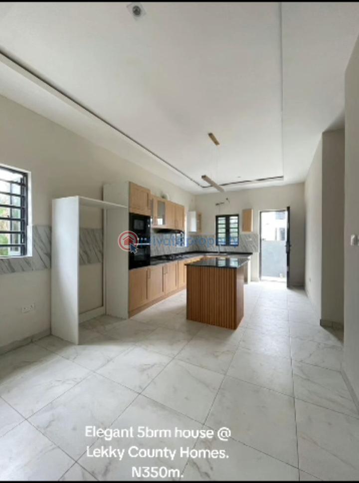 Elegant 5-bedroom duplex - 5 5 bedroom Detached Duplex For Sale Lekky County Homes, Lekki Lagos - 5