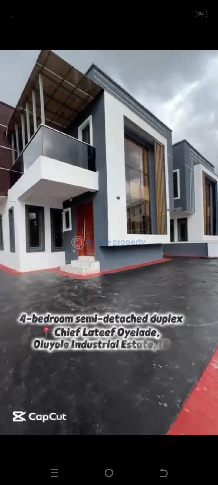 4 bedroom Duplex For Sale Chief Lateef Oyelade Gra, Oluyole Estate Oluyole Estate Ibadan Oyo - 1
