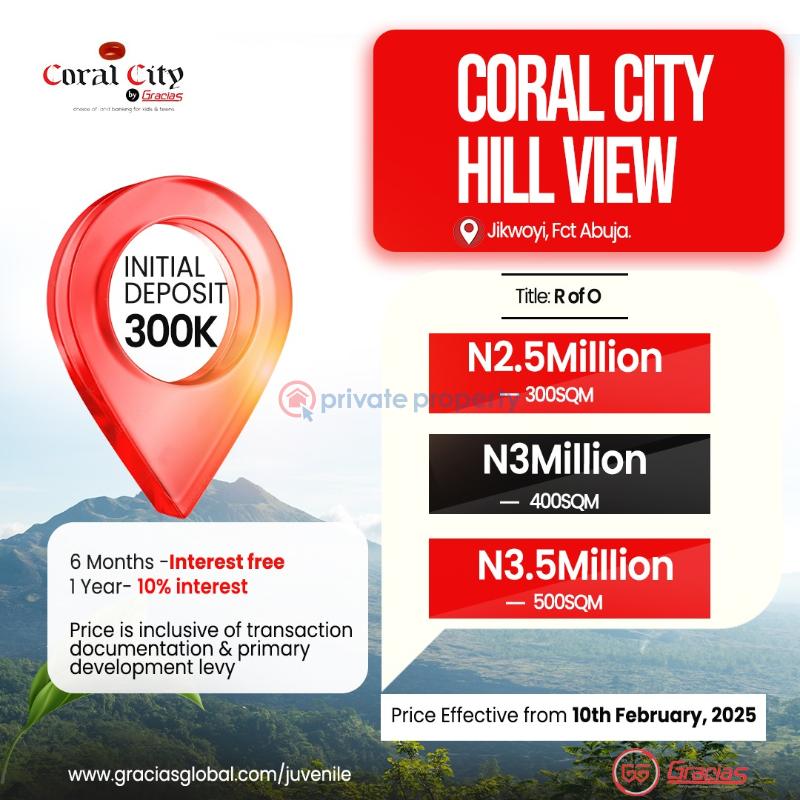 Mixed use Land For Sale Coral City Hill View Estates Jikwoyi Abuja Phase 4  - 6