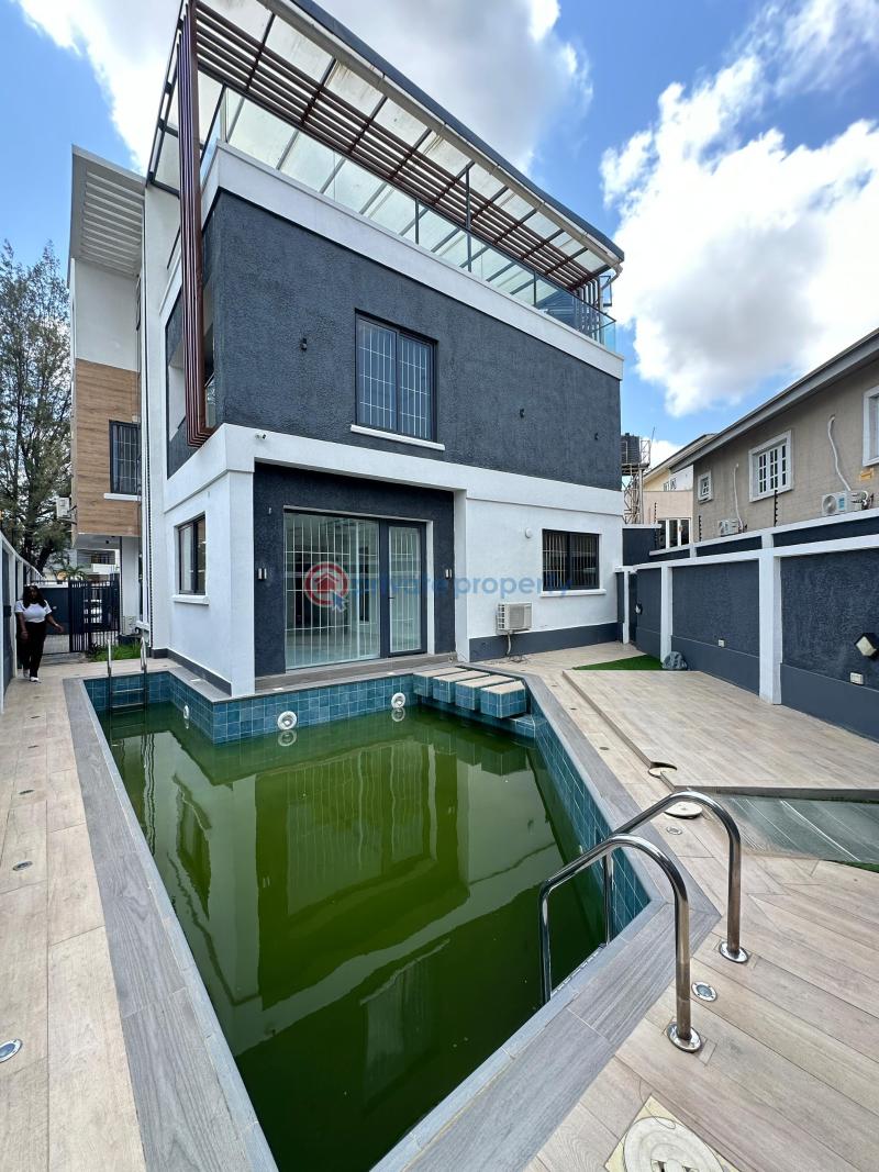 Elegantly built 5 bedroom fully detached home with swimming pool, cinema, gym and rooftop - 13 5 bedroom Detached Duplex For Sale Lekki Phase 1 Lagos - 13