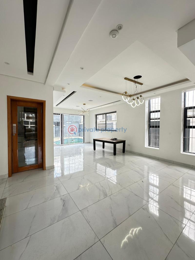 Elegantly built 5 bedroom fully detached home with swimming pool, cinema, gym and rooftop - 1 5 bedroom Detached Duplex For Sale Lekki Phase 1 Lagos - 1