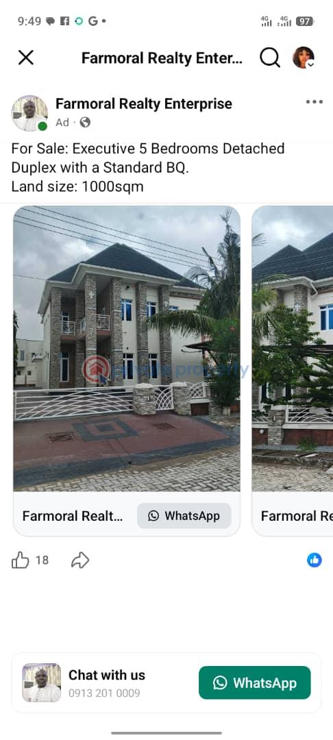 6 bedroom Detached Duplex For Sale Chaplin Court Estate, Beside New Ojaja Mall, Opposite Lekki Scheme 2 Gate, Ogombo Road, Abraham Adesanya Abraham Adesanya Ajah Lagos - 7