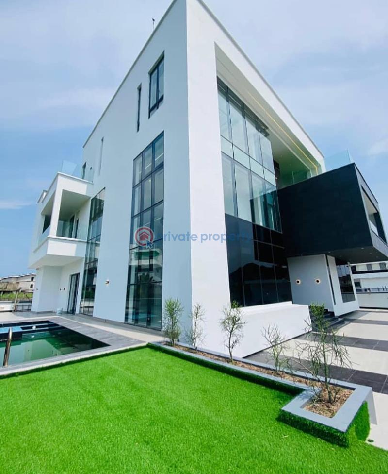 Elegantly finished 5 bedroom fully detached duplex with swimming pool, elevator, cinema, gym bq& more - 1 5 bedroom Detached Duplex For Sale Pinnock Beach Estate Osapa London Lekki Lagos - 1