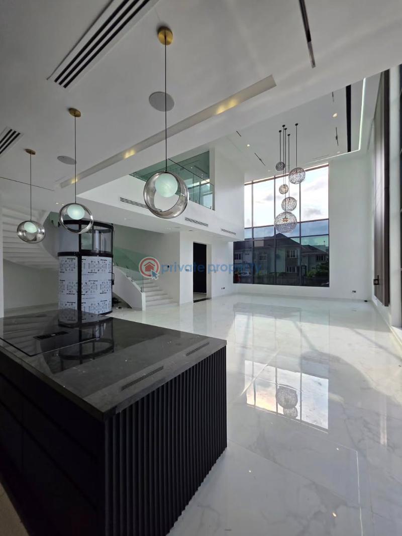 Elegantly finished 5 bedroom fully detached duplex with swimming pool, elevator, cinema, gym bq& more - 24 5 bedroom Detached Duplex For Sale Pinnock Beach Estate Osapa London Lekki Lagos - 24
