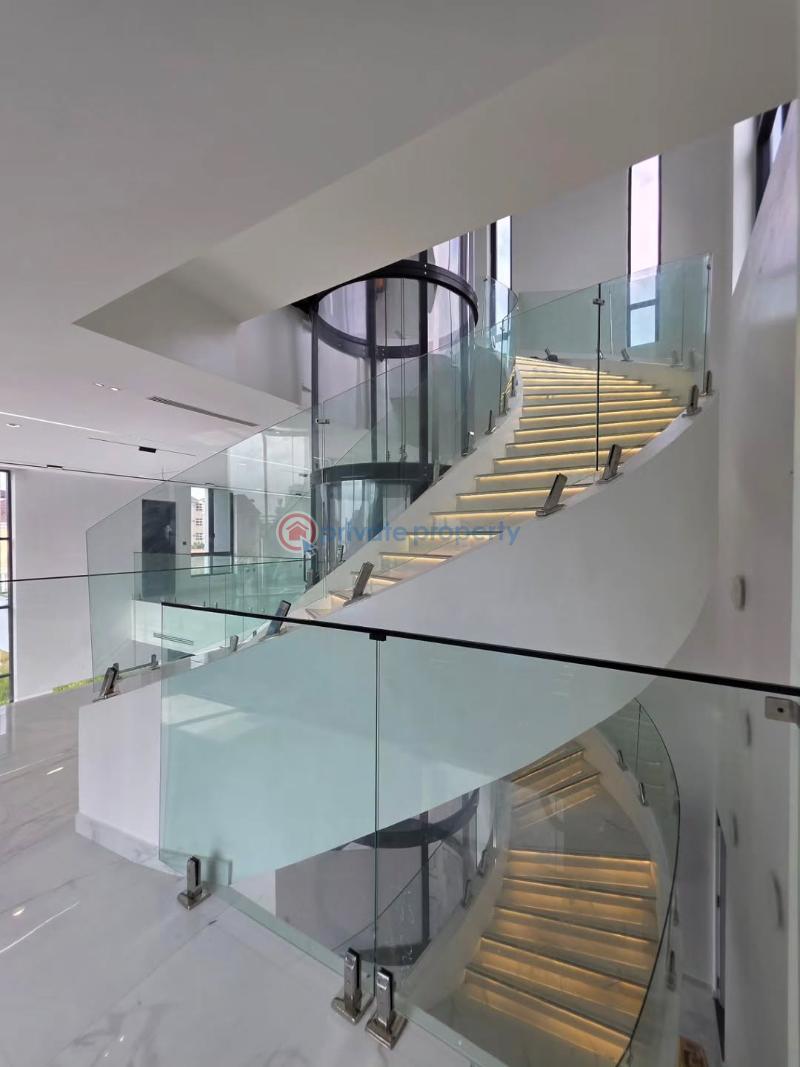 Elegantly finished 5 bedroom fully detached duplex with swimming pool, elevator, cinema, gym bq& more - 5 5 bedroom Detached Duplex For Sale Pinnock Beach Estate Osapa London Lekki Lagos - 5