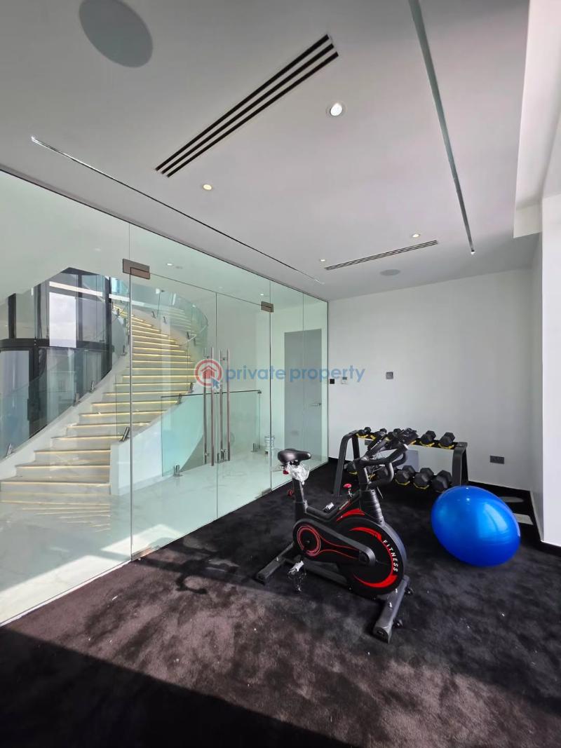 Elegantly finished 5 bedroom fully detached duplex with swimming pool, elevator, cinema, gym bq& more - 13 5 bedroom Detached Duplex For Sale Pinnock Beach Estate Osapa London Lekki Lagos - 13