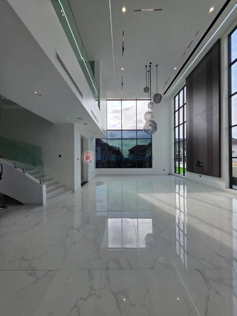 Elegantly finished 5 bedroom fully detached duplex with swimming pool, elevator, cinema, gym bq& more - 8 5 bedroom Detached Duplex For Sale Pinnock Beach Estate Osapa London Lekki Lagos - 8