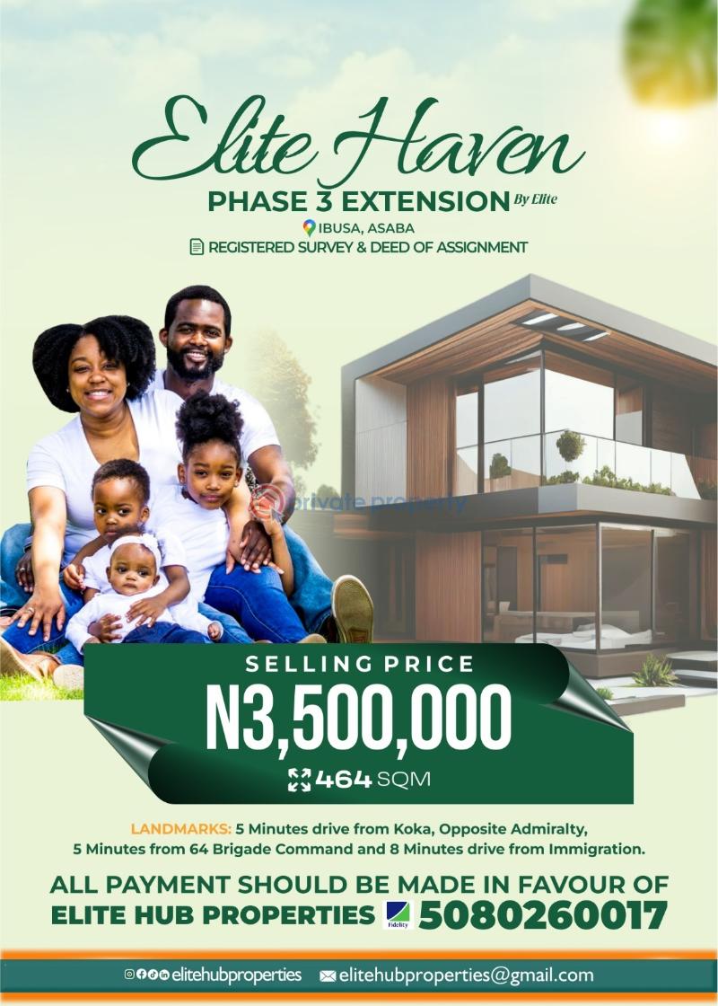Residential Land For Sale Asaba Delta