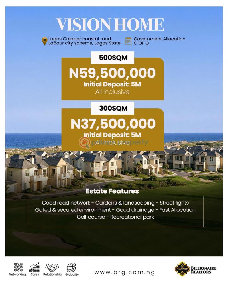 Residential Land For Sale Labour City, Lagos Coastal Road, Orimedu Ibeju-Lekki Lagos