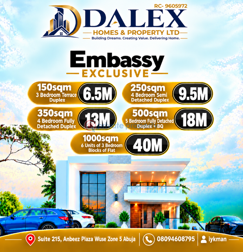 3 bedroom Residential Land For Sale Wasa Apo Abuja Phase 2 