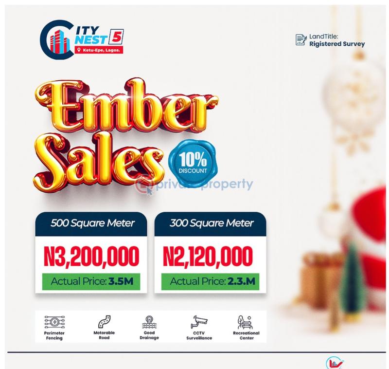 Land For Sale Citynest Estate Phase 5 Ketu Epe Lagos Epe Lagos - 4