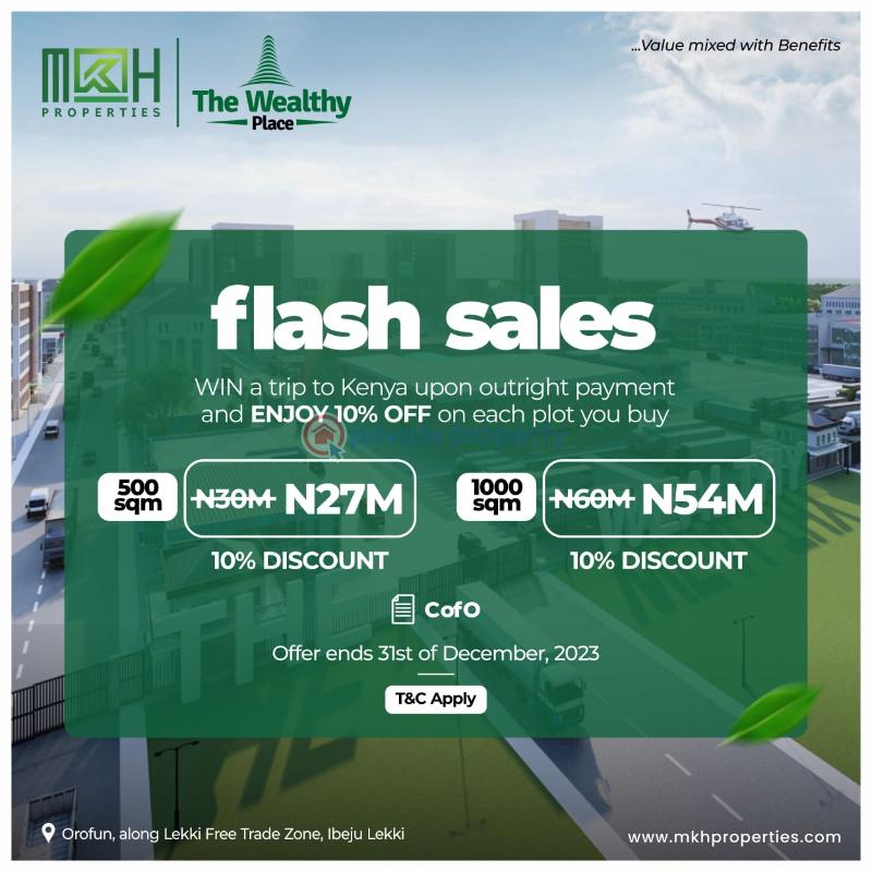 Land For Sale The Wealthy Place Estate Ibeju-Lekki Lagos - 11